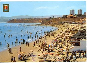 Cartoline: 7-esp1765. Postal Cadiz. Algeciras. Playa del Rinconcillo