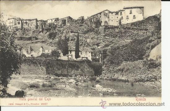 Postales: MALAGA RONDA DORSO SIN DIVIDIR