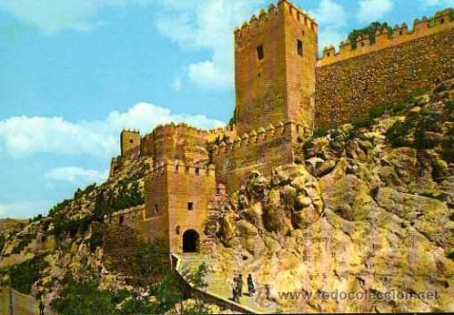 Postales: Almeria. La Alcazaba. No circulada.