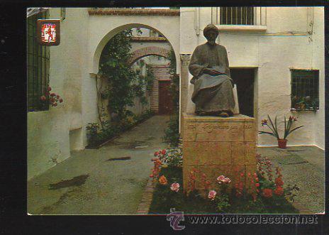 Postcards: TARJETA POSTAL DE CORDOBA - MONUMENTO A MAIMONIDES EN LA CALLE JUDIOS. N&ordm; 819. SUBIRATS CASANOVAS