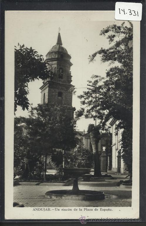 Postales: ANDUJAR - UN RINCON DE LA PLAZA DE ESPA&Ntilde;A - (14.331)