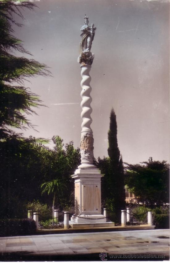 Postales: CADIZ - MONUMENTO A LA VIRGEN DEL ROSARIO - EDICIONES SICILIA 48 - COLOREADA