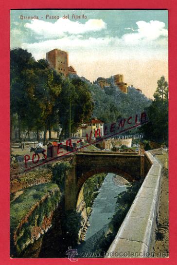 Postales: POSTAL GRANADA, PASEO DEL AJIVILLO,  P75372 - Foto 1