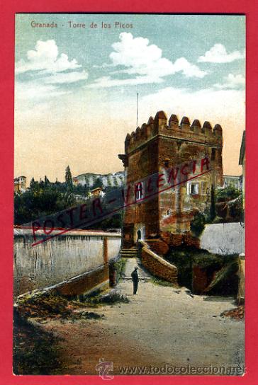 Postales: POSTAL GRANADA, TORRE DE LOS PICOS,  P75376 - Foto 1