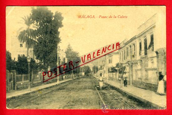 Postales: POSTAL MALAGA, PASEO DE LA CALETA,   P75426