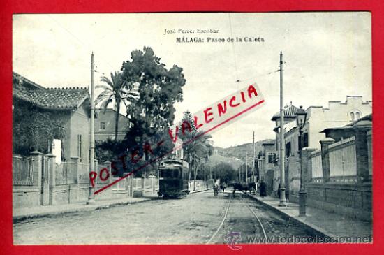Postales: POSTAL MALAGA, PASEO DE LA CALETA,   P75429