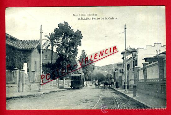 Postales: POSTAL MALAGA, PASEO DE LA CALETA,   P75430