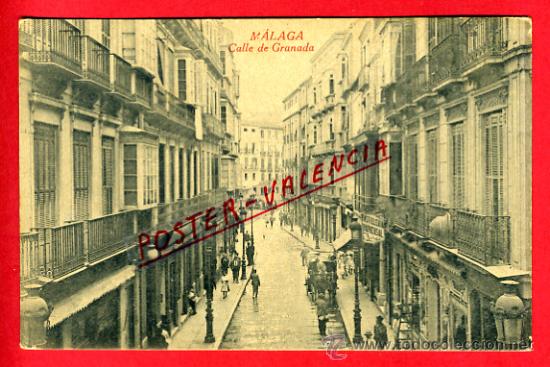 Postales: POSTAL MALAGA, CALLE DE GRANADA,   P75432