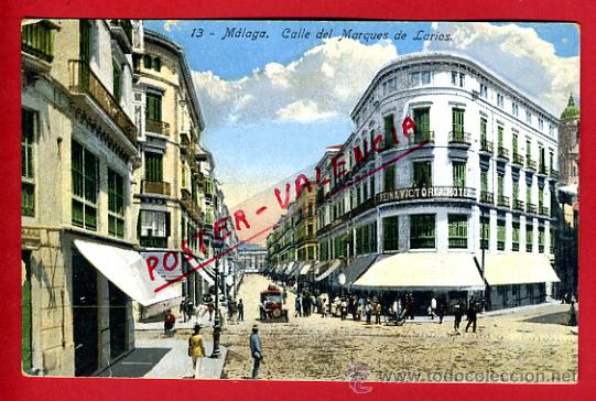 Postales: POSTAL MALAGA, CALLE DEL MARQUES DE LARIOS,   P75437