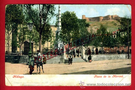 Postales: POSTAL MALAGA, PLAZA DE LA MERCED,   P75450