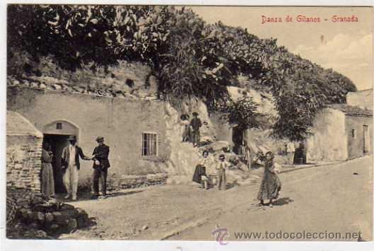 Postales: Danza de gitanos. Granada.  1904 - 28529. Edit M. Feria. Sin circular. - Foto 1