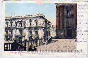 Postales: Malaga. Purger 1819. Papeler&iacute;a catalana 3. Palacio del Obispo. Reverso sin dividir. Sin circular.