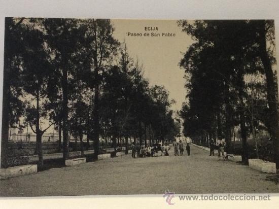 Postais: Postal de &Eacute;cija. Paseo de San Pablo