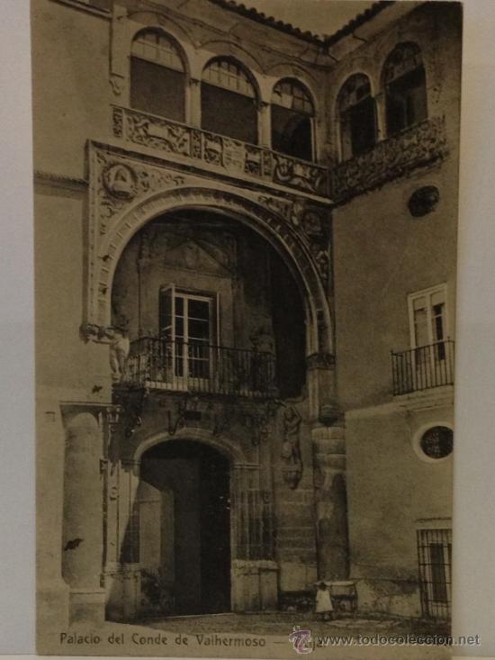 Postais: Postal de &Eacute;cija. Palacio del Conde de Valhermoso. M. Castellano. Librero