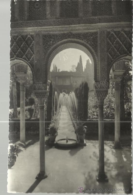 Postales: GRANADA GENERALIFE SIN ESCRIBIR - Foto 1