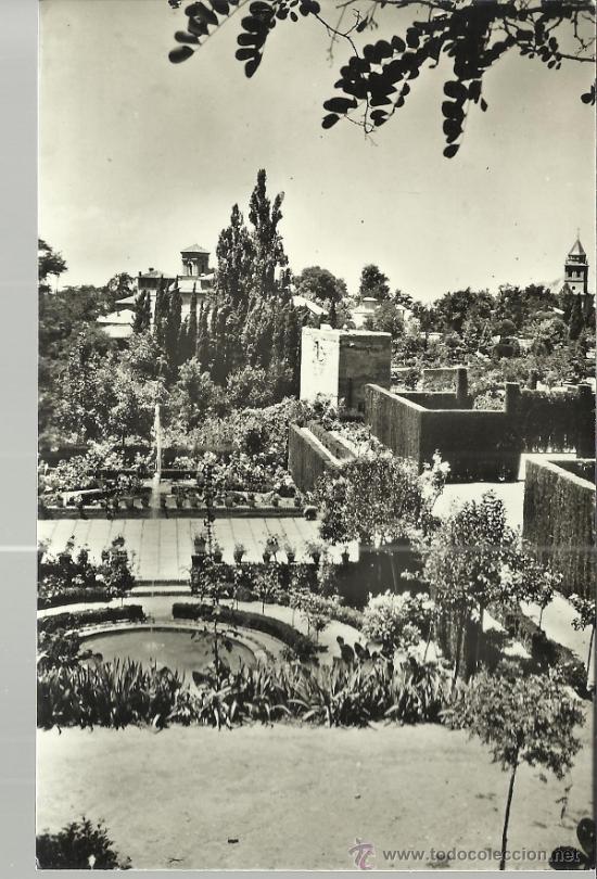 Postales: GRANADA GENERALIFE SIN ESCRIBIR - Foto 1