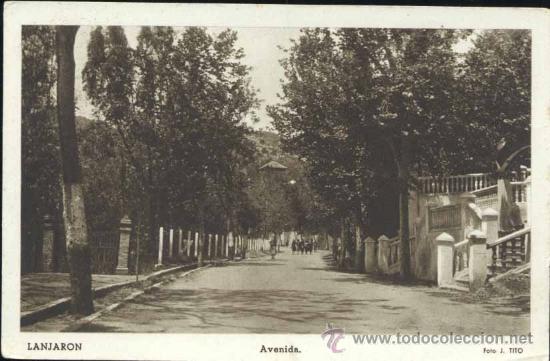 Postales: LANJARON (GRANADA).- AVENIDA - Foto 1