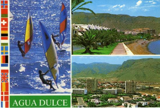 Postales: 24. AGUADULCE (ALMER&Iacute;A). VARIAS VISTAS.