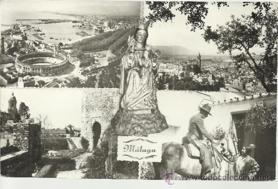 Postales: MALAGA  ESCRITA