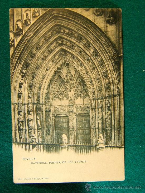 catedral. puerta de los leones - sevilla - nº 1 - Compra venta en  todocoleccion