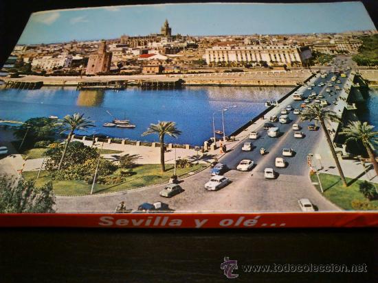 Postales: 12 POSTALES DESPLEGABLES DE SEVILLA Y OL&Eacute;... PRINCIPIOS A&Ntilde;OS 80