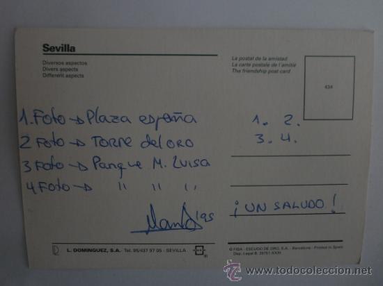 Postales: SEVILLA. - Foto 2