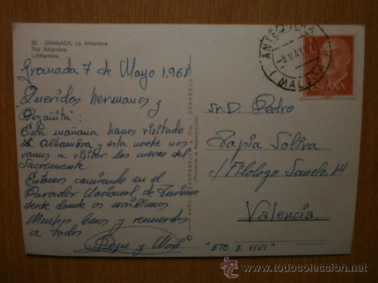 Postales: GRANADA. - Foto 2
