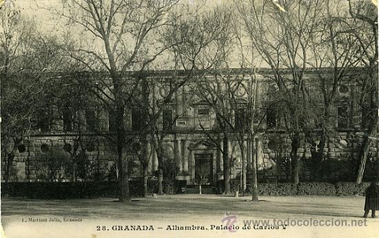 Postales: 28. GRANADA, ALHAMBRA. PALACIO DE CARLOS V. - Foto 1