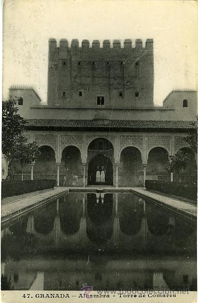 Postales: 47. GRANADA. ALHAMBRA. TORRE DE COMARES. - Foto 1