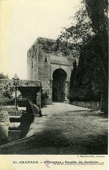 Postales: 41. GRANADA. PUERTA DE JUSTICIA. - Foto 1