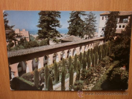 Postales: GRANADA. GENERALIFE. - Foto 1