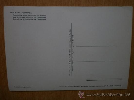 Postales: GRANADA. - Foto 2