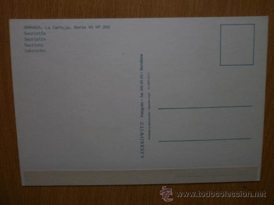 Postales: GRANADA. LA CARTUJA. - Foto 2