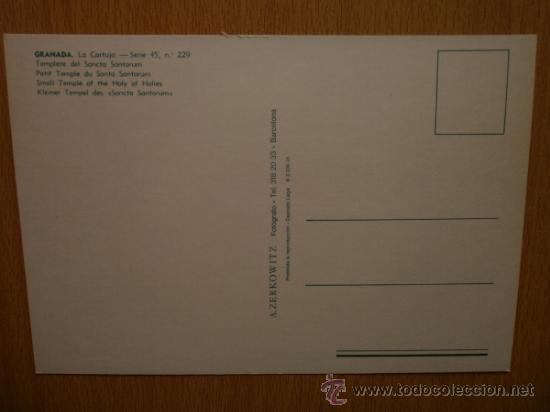 Postales: GRANADA. LA CARTUJA. - Foto 2