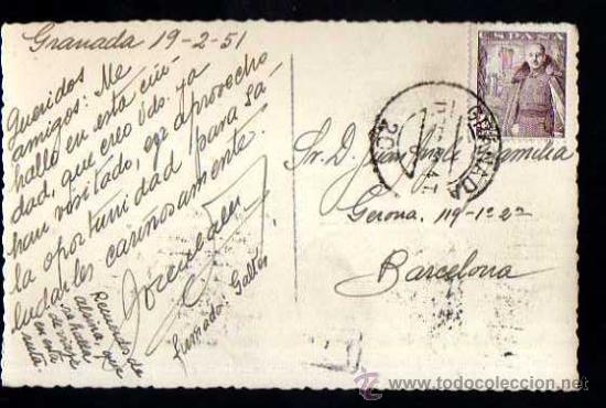 Postales: Granada.  Circulada. - Foto 2