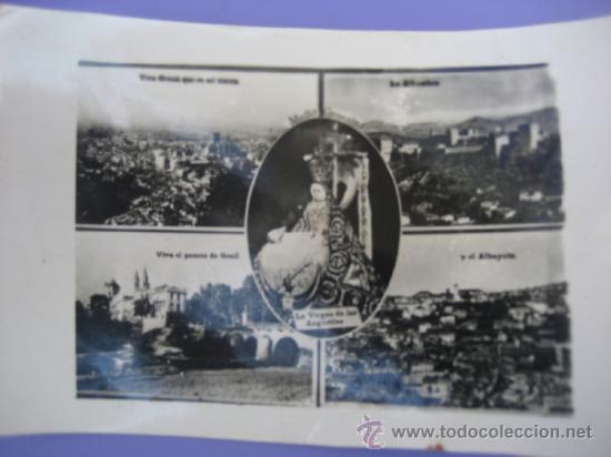Postales: Granada. Multivista. Escrita 1957 - Foto 1