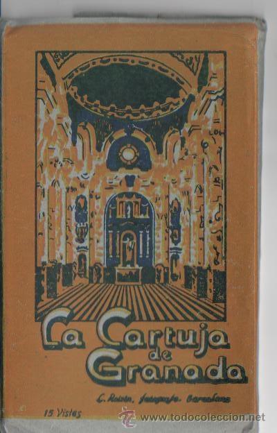 Postales: 15 postales en acorde&oacute;n de La Cartuja de Granada. Fotograf&iacute;a Rois&iacute;n.
