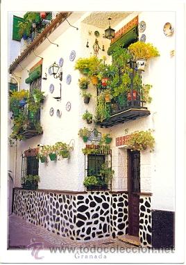 Postales: 7esp-1676. Postal Granada. Albaicin - Foto 1