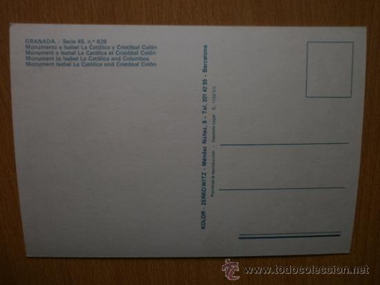 Postales: GRANADA. - Foto 2