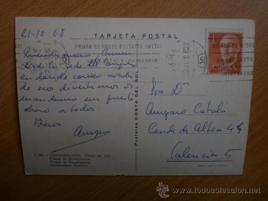 Postales: TORREMOLINOS. COSTA DEL SOL. - Foto 2