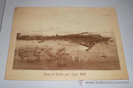 Postales: Postal Vista de C&aacute;diz del Siglo XIX &middot; Instituto Hidrogr&aacute;fico de la Marina &middot; ca. 1950-1970