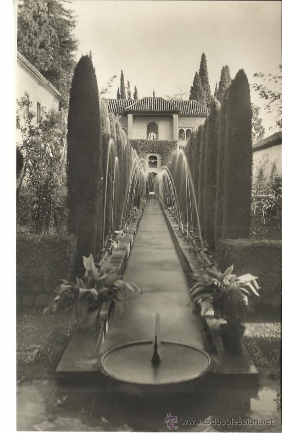 Postales: GRANADA GENERALIFE SIN ESCRIBIR - Foto 1
