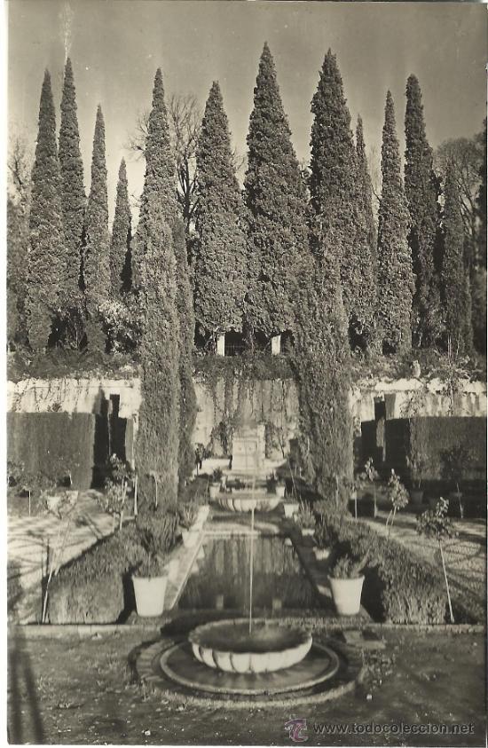 Postales: GRANADA GENERALIFE SIN ESCRIBIR - Foto 1