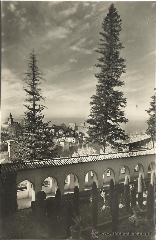 Postales: GRANADA GENERALIFE SIN ESCRIBIR - Foto 1