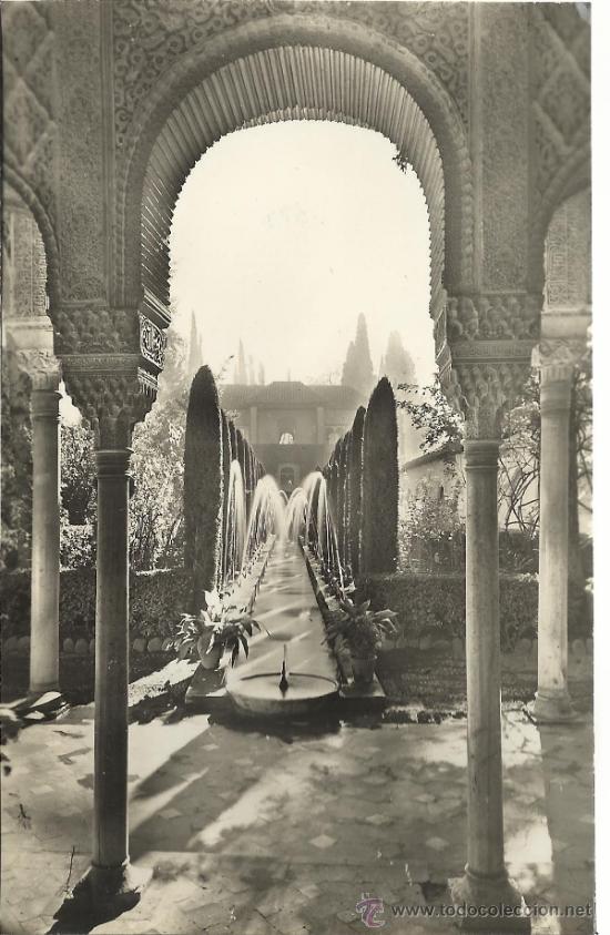 Postales: GRANADA GENERALIFE SIN ESCRIBIR - Foto 1
