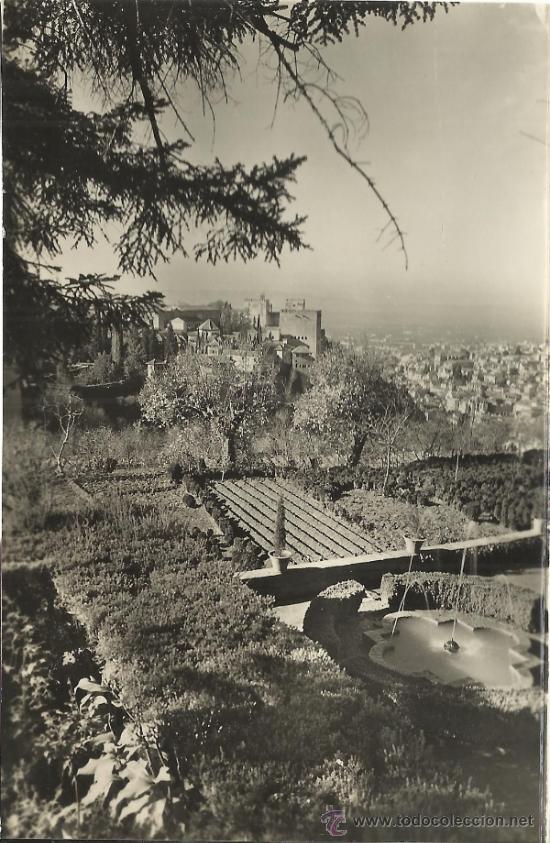 Postales: GRANADA GENERALIFE SIN ESCRIBIR - Foto 1