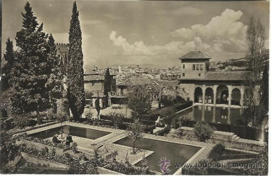 Postales: GRANADA LA ALHAMBRA SIN ESCRIBIR - Foto 1