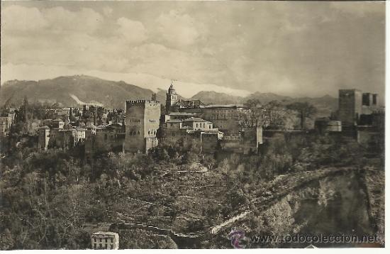 Postales: GRANADA LA ALHAMBRA SIN ESCRIBIR - Foto 1