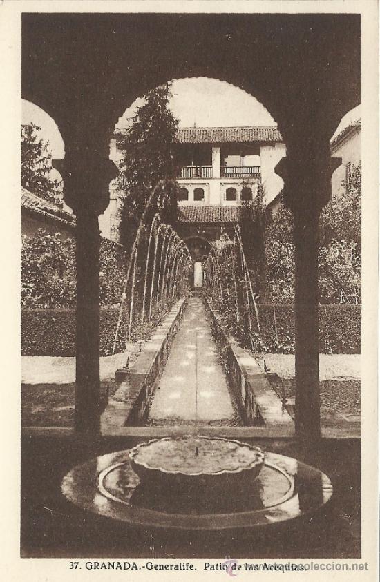 Postales: GRANADA GENERALIFE SIN ESCRIBIR - Foto 1