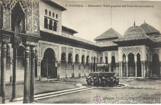 Postales: GRANADA LA ALHAMBRA SIN ESCRIBIR - Foto 1